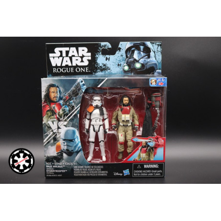 Star Wars Rogue One Baze Malbus & Stormtrooper 2-pack Figures Set 2016 Hasbro for sale online 