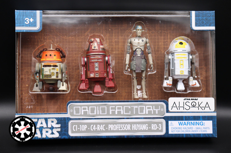Star Wars Star Tours Droid Droid Factory Ahsoka 4-Pack 2024