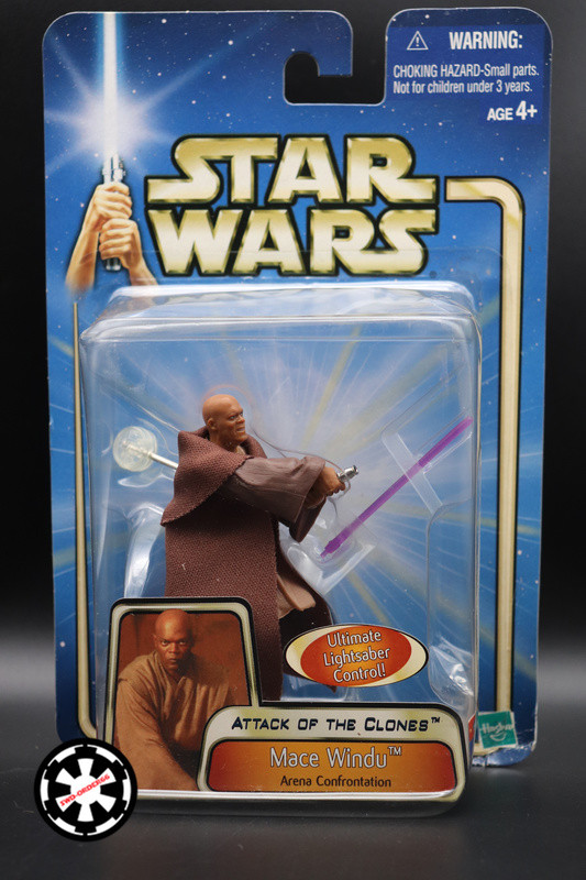 Mace Windu Arena Confrontation Star Wars Saga 2002