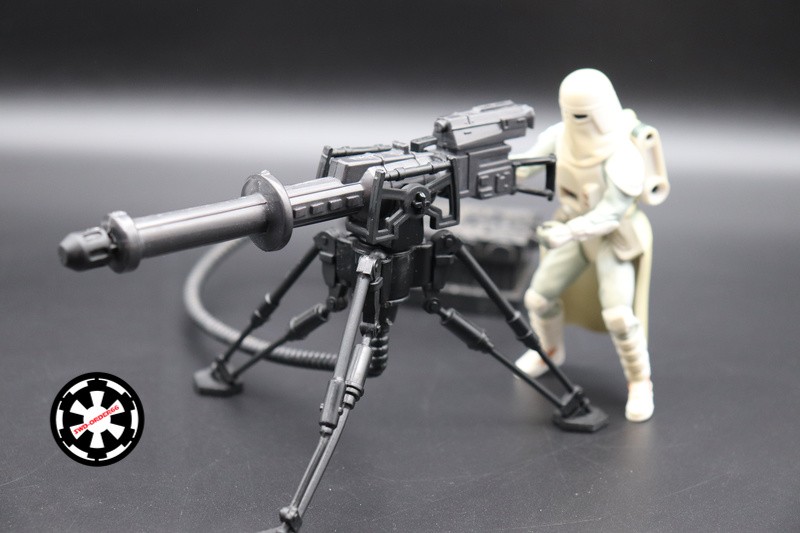 Snowtrooper Heavy Repeating Blaster Star Wars Power Of The Force 2 1997