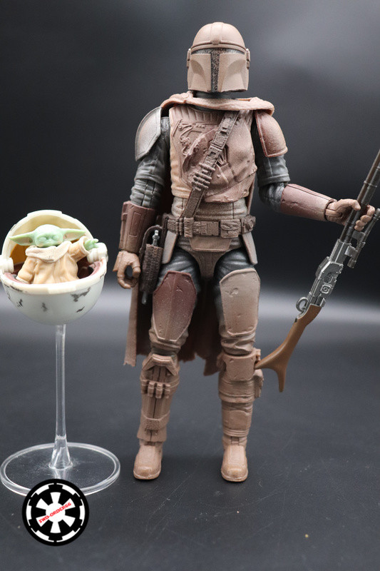 Din Djarin With Child Grogu (Arvala-7) Star Wars The Black Series 2022 6"