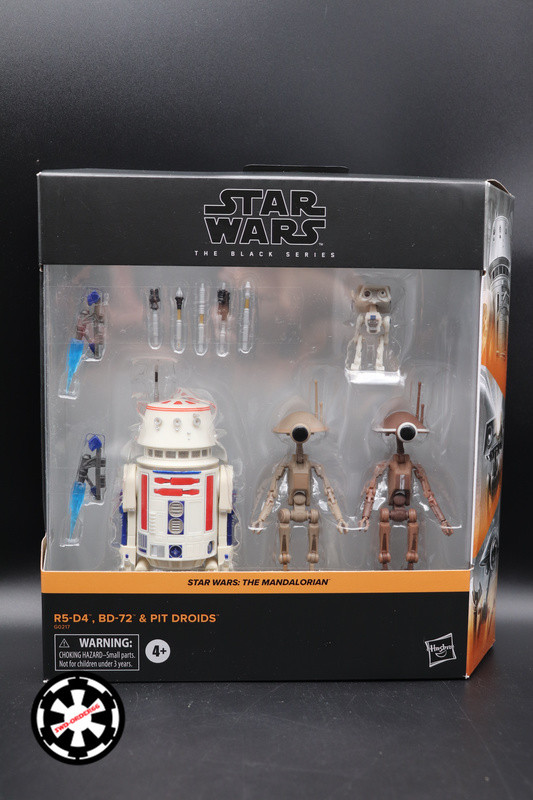 Pack 4 figurines R5-D4, BD-72 & Pit Droids Star Wars The Black Series 2024 6"