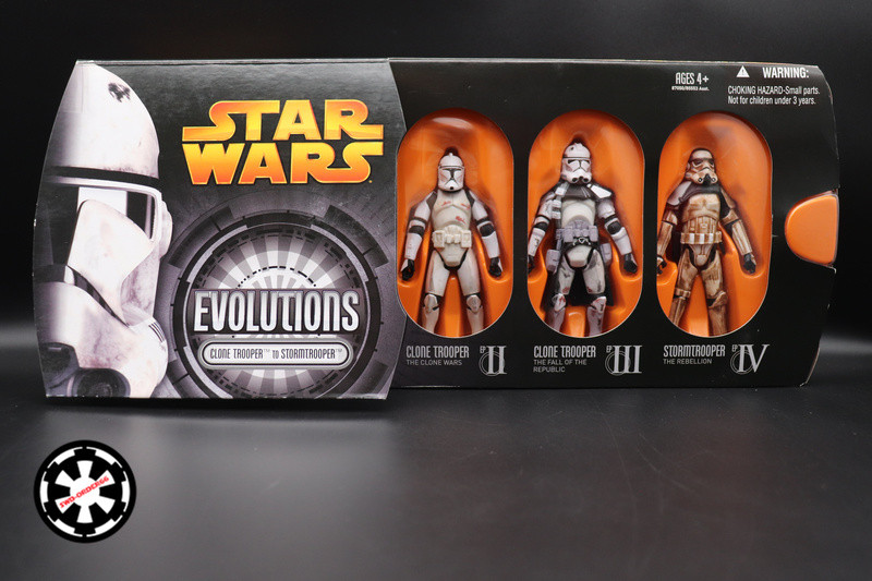 Clone Trooper to Stormtrooper Set 2 Star Wars Revenge Of The Sith Collection 2005