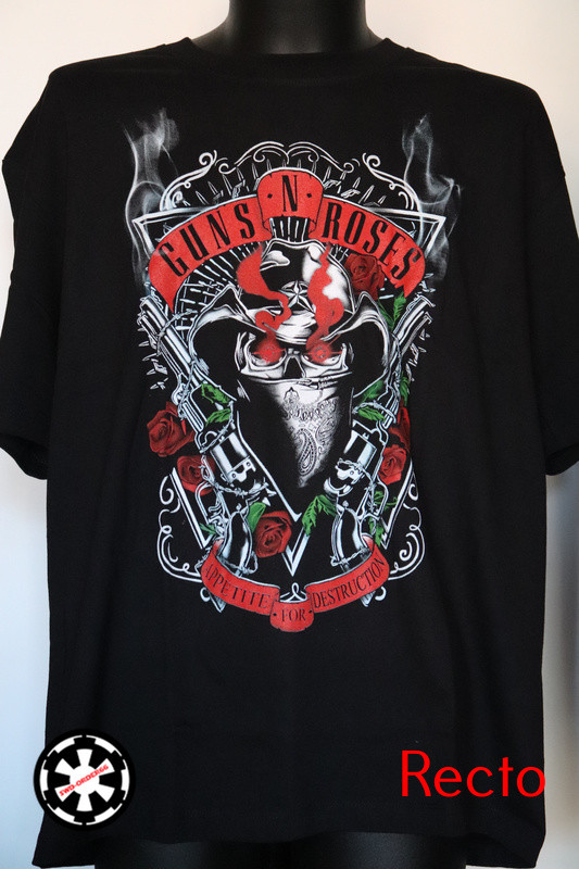 T-shirt neuf Guns N'Roses Appetite For Destruction - taille XXL