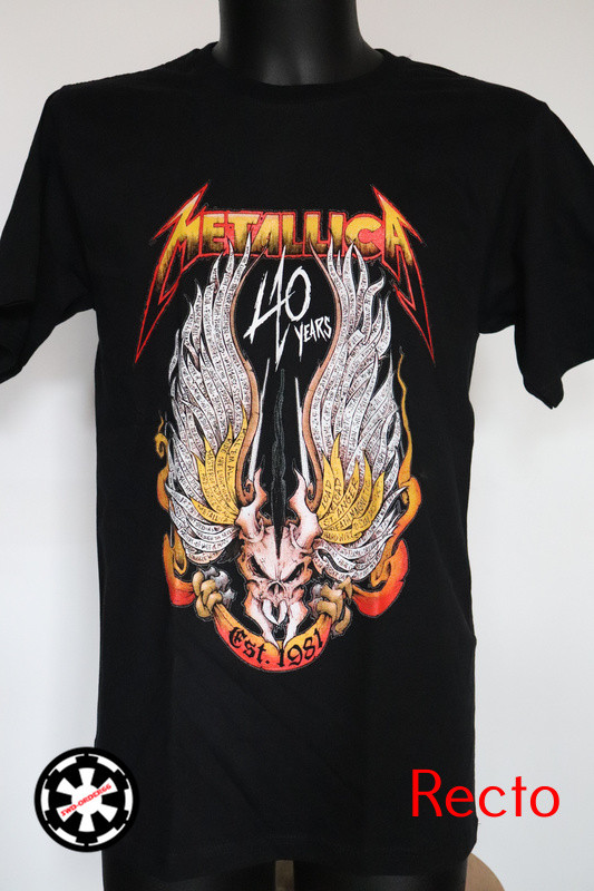 T-shirt neuf Metallica 40 years - taille XXXL N°rr9