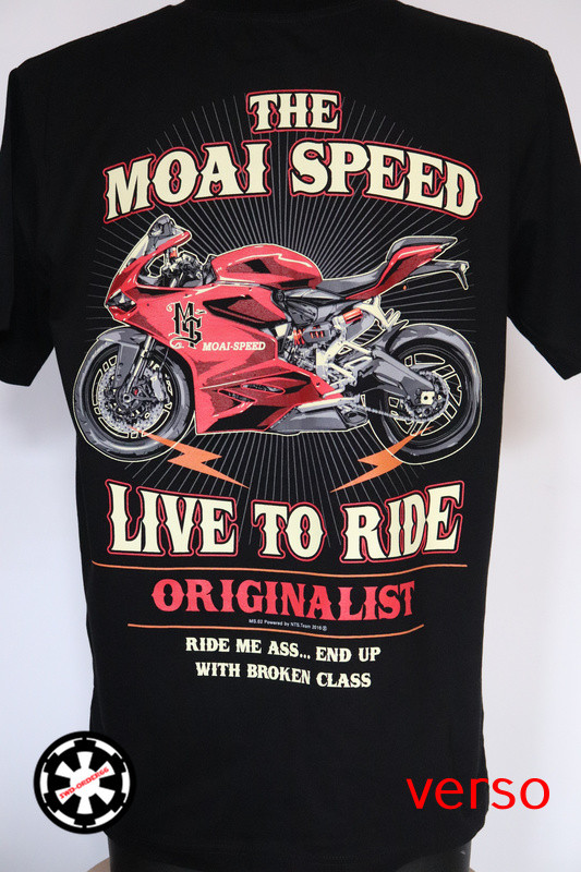 T-shirt Moai Speed - taille XL N°08