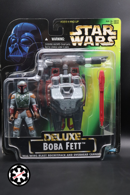 Boba Fett Wing-Blast Rocketpack Star Wars Power Of The Force 2 1996