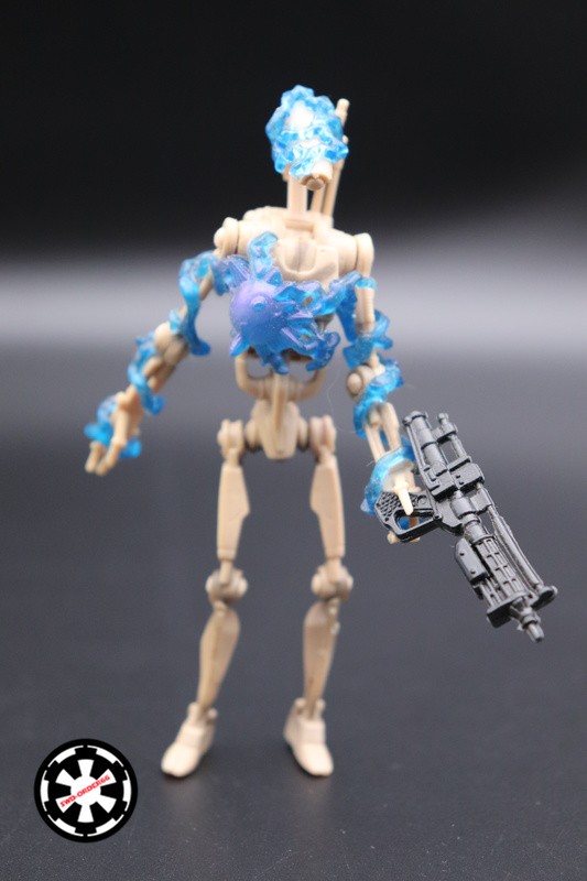 Battle Droid Boomer Damage Star Wars Power Of The Jedi 2000