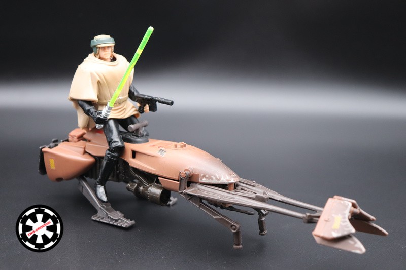 Speeder Bike Whit Luke Skywalker Star Wars Power Of The Force 2 1997