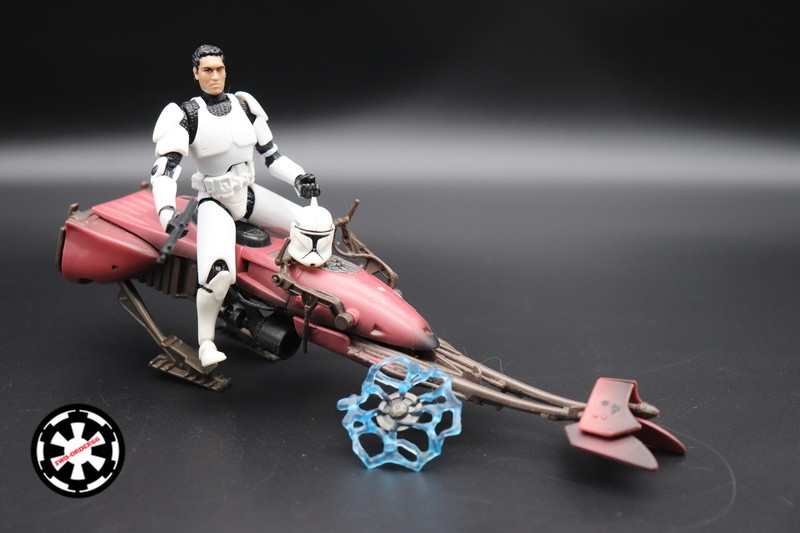 Clone Trooper With Speeder Bike Star Wars Saga 2002