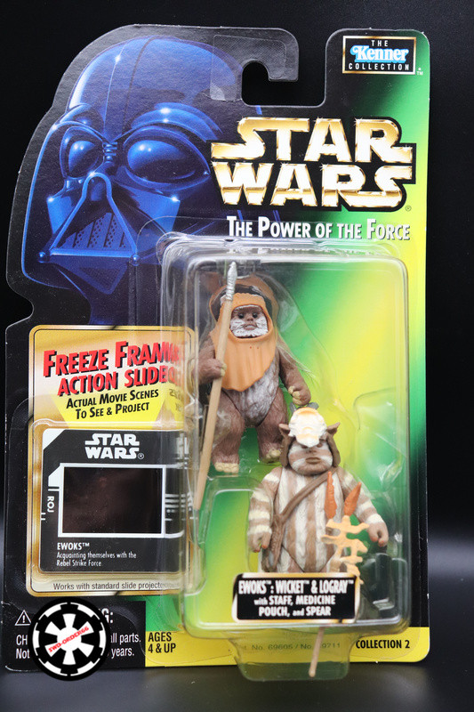 Wicket & Logray Star Wars Power Of The Force 2 1998