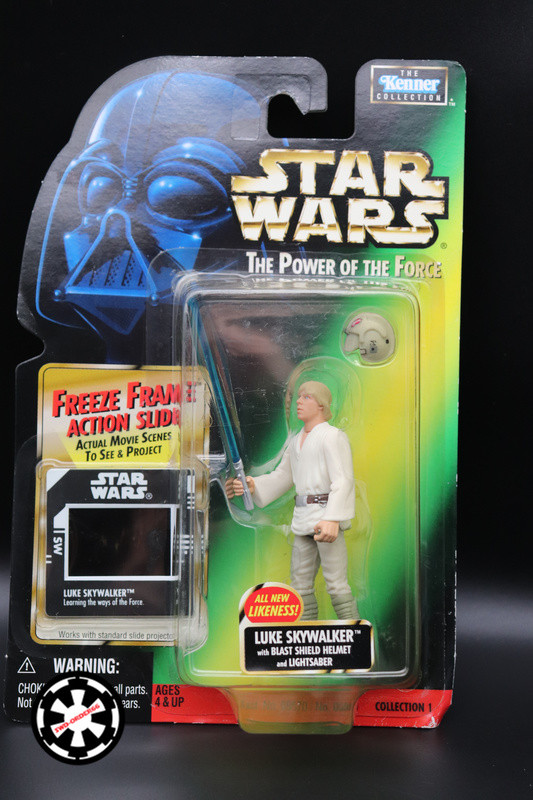 Luke Skywalker With Blast Shield Helmet Star Wars Power Of The Force 2 1998
