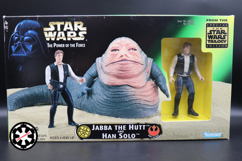Jabba The Hutt With Han Solo Star Wars Power Of The Force 2 1997