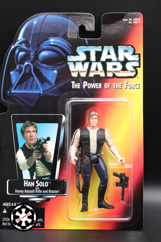 Han Solo Star Wars Power Of The Force 2 1995 Red Card