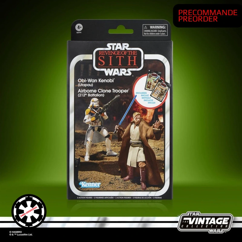 Obi-Wan Kenobi & Airborne Clone Trooper Star Wars The Vintage Collection 2026 N°398 & 399