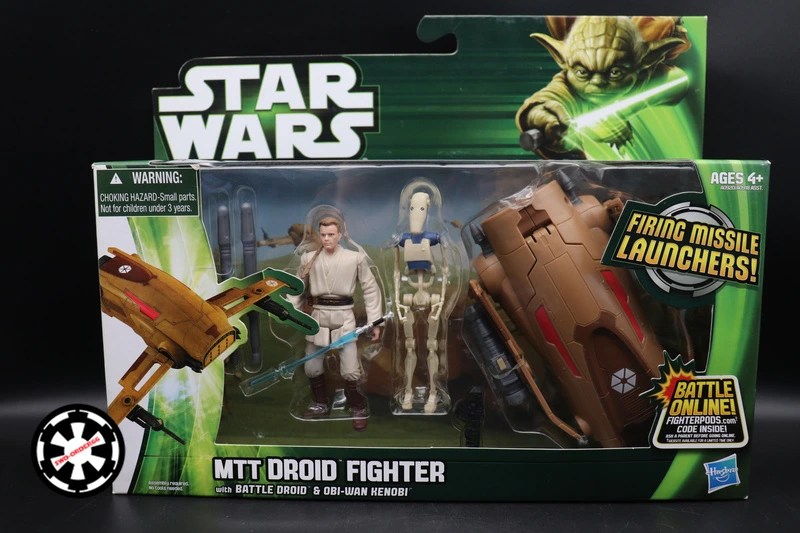 Obi-Wan Kenobi With MTT Droid Fighter Star Wars Movie Heroes Series 2013