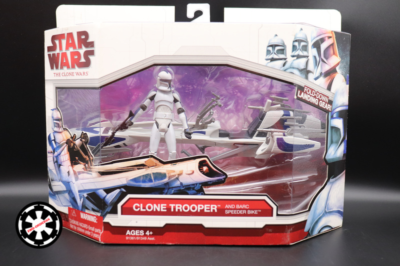 Clone Trooper & BARC Speeder Bike Star Wars Clone Wars 2009