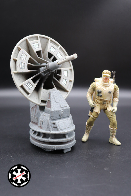 Hoth Rebel Trooper With laser canon Star Wars Power Of The Force 2 1997