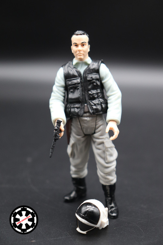 Rebel Fleet Trooper Black Hair Star Wars SAGA 2002