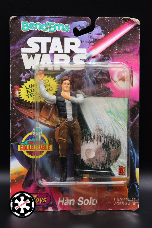 Han Solo justoys Bend-Ems 1994