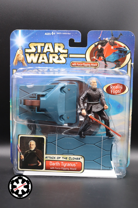 Count Dooku (with Force-Flipping Attack!) Star Wars SAGA 2002