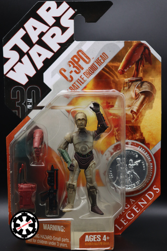 C-3PO (With Battle Droid Head) Star Wars The 30th Anniversary Collection 2007