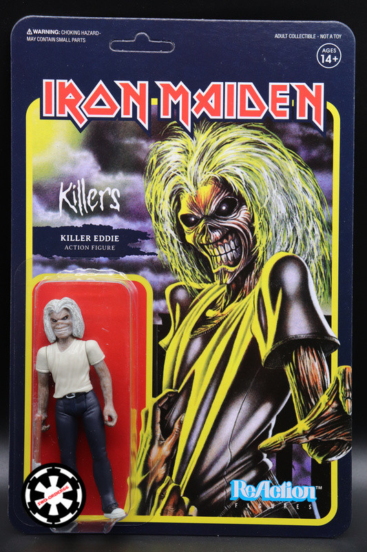 SUPER7 Iron Maiden Killers Eddie ReAction Figure 3.75"