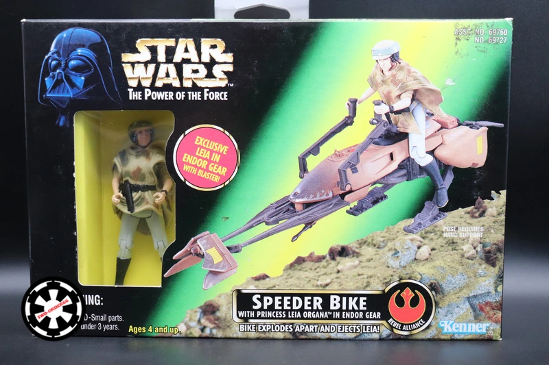 Speeder Bike With Princess Leia Organa Star Wars Power Of The Force 2 1997