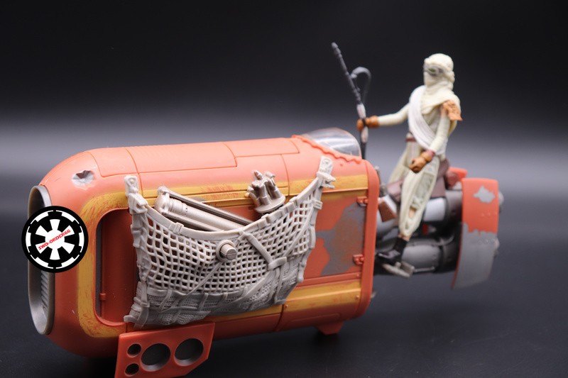 Rey's Speeder With Rey Star Wars The Force Awakens Collection 2015