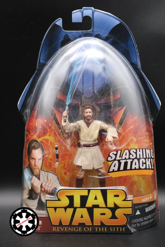 Obi-Wan Kenobi Slashing Attack! Star Wars Revenge Of The Sith Collection 2005