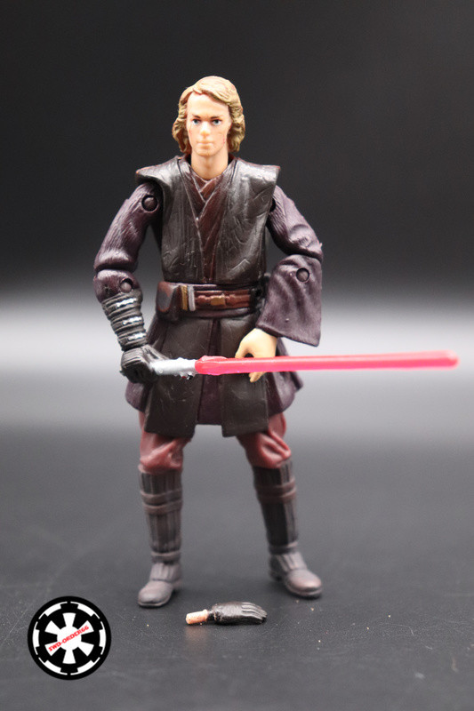Anakin Skywalker Star Wars Revenge Of The Sith Collection 2005 Red saber