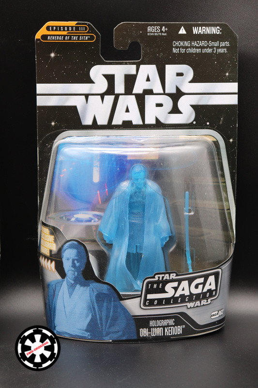 Obi-Wan Kenobi (Holographic Transmission) Star Wars The Saga Collection 2006 dark blue