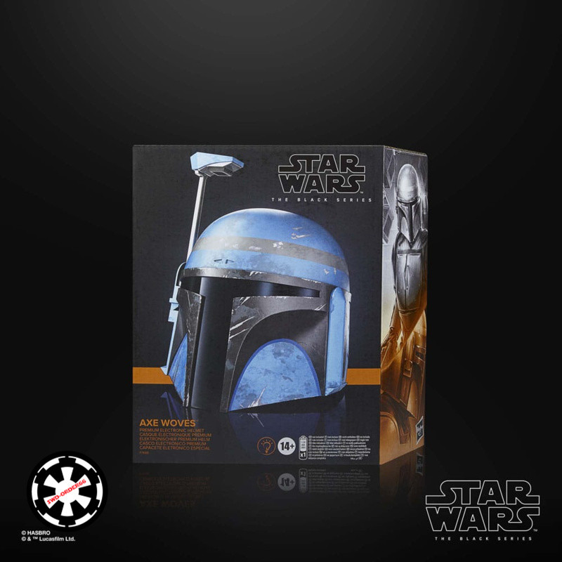 1/1 casque electronique Axe Woves Star Wars The Black Series 2023