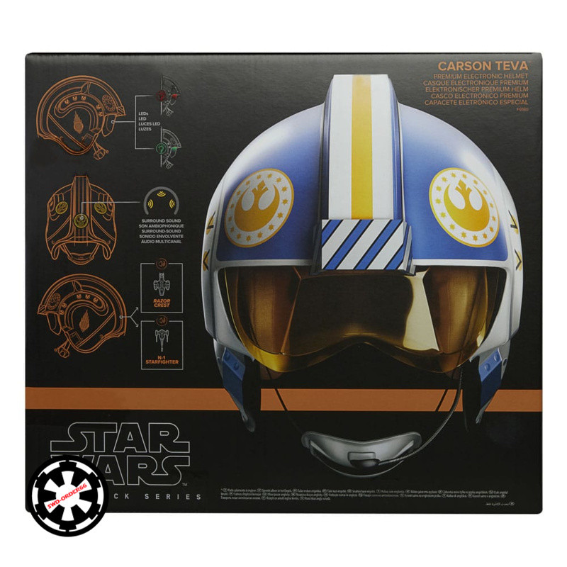 1/1 casque electronique Carson Teva Star Wars The Black Series 2024