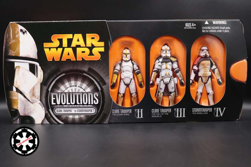 Clone Trooper to Stormtrooper Set 1 Star Wars Revenge Of The Sith Collection 2005